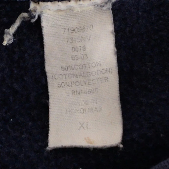 Vintage Florida Three Umbrella  Drink Crew Neck - Navy XL - Picture 5 of 8